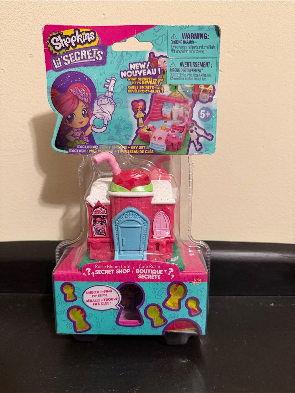 Shopkins Lil' Secrets Rosie Bloom Cafe Playset 2018 NIB